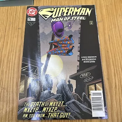 Buy DC Comic- Superman- Man Of Steel Number 75- January 1998-  • 1.99£