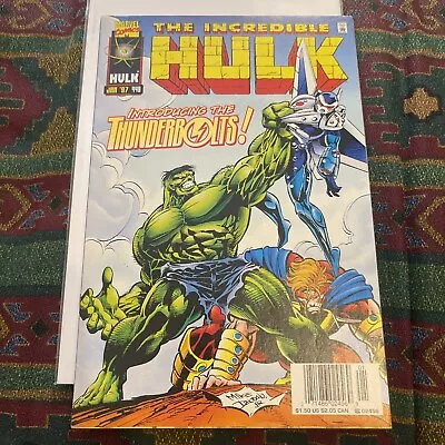 Buy Incredible Hulk 449 FN Newsstand 1996 Marvel 1st App Thunderbolts🔥🔑!!! • 72.39£