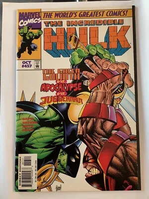 Buy Incredible Hulk #457 Horseman Of Apocalypse 1962 Series Marvel Juggernaut • 7.70£