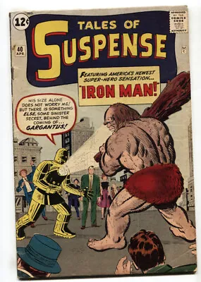 Buy Tales Of Suspense #40 Second Iron Man 1963 Marvel Comic Book • 750.66£