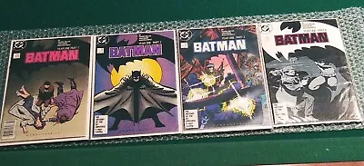 Buy Batman #404 405 406 407 Year One Frank Miller  Set 1-4 1987 Excellent Condition • 52.28£