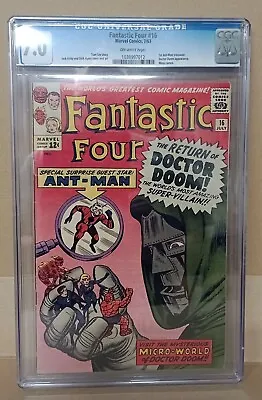 Buy Marvel Comics 16  Fantastic Four 7.0 CGCDr Doom Antman Quantum Realm • 1,299.99£