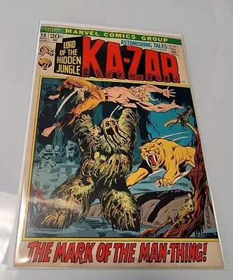 Buy Astonishing Tales #13, 1st Man-Thing Cover, 3rd Appearance, 1972 F/VF • 43.48£