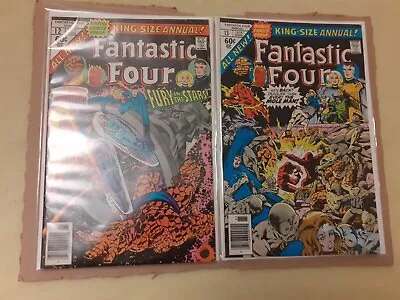 Buy Fantastic Four King Size No 12 & 13. Inhumans, Mole Man 1978/1979. Fine Marvel  • 14.99£