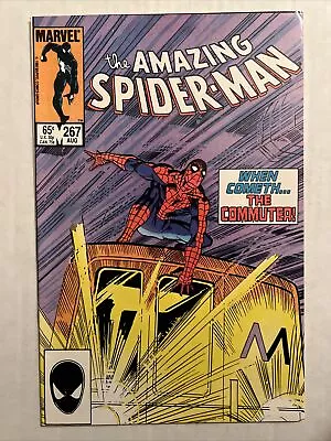 Buy AMAZING SPIDER-MAN #267 1ST APPEARANCE OF The COMMUTER (VF/NM) • 6.42£