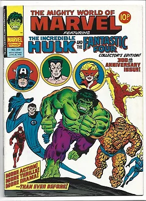 Buy Mighty World Of Marvel #300 - 300th Collector's Edition Issue, 1978, Marvel UK • 7£