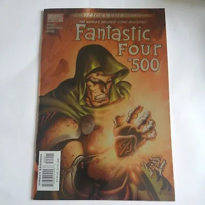 Buy Fantastic Four #500 Foil Marvel Comics 2003 Waid/Wieringo Director's Cut Edition • 8£