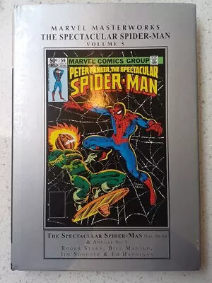 Buy MARVEL MASTERWORKS: THE SPECTACULAR SPIDER-MAN VOL 5 By Roger Stern, Ed Hannigan • 40.99£