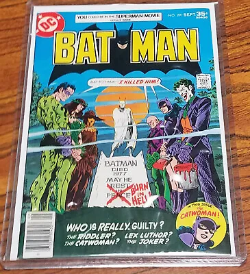 Buy Batman #291 - Classic Villains Cover - Higher Grade 9.2 • 75.53£