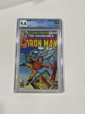 Buy Iron Man 118 Cgc 9.4 White Pages 1st Jim Rhodes 1979 • 116.61£