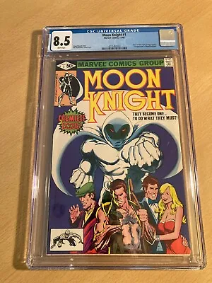 Buy Moon Knight 1 (1980) - Marvel Comics Key - CGC 8.5 VFN+ • 65£