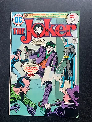 Buy THE JOKER #1 MAY 1975 THE CLOWN PRINCE OF CRIME BRONZE AGE DC Comics • 60£