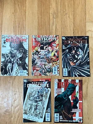 Buy Lot Of 5 Dc Comics Batman Detective #865 #847 #844 #841 #837 Harley Quinn • 16.08£