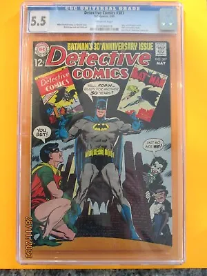 Buy Detective Comics #387 May 1969 Batman Joker Penguin Cover CGC 5.5 • 78.83£