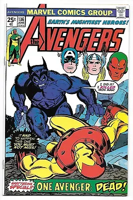 Buy Avengers #136 - Great Copy 7.0 Or So!! • 15.18£