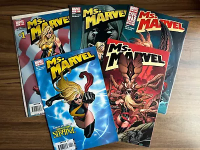 Buy Ms. Marvel  Issues 1-5 (Brian Reed / Frank Cho - Marvel 2006 • 18£