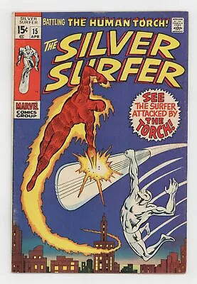 Buy Silver Surfer #15 FN- 5.5 1970 • 66.76£