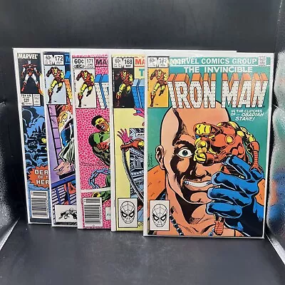 Buy IRON MAN Lot Of 5 Issue #’s 167 168 171 172 & 230 (B59)(7) • 15.98£