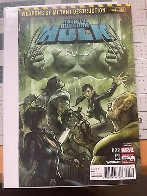 Buy TOTALLY AWESOME HULK #22 High Grade. 1st  WEAPON H. 2nd Print. Combined Shipping • 19.86£