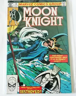 Buy MOON KNIGHT (1980 August) #10 Marvel Comics High Grade 9.8 🌟🌟🌟🌟 • 15£