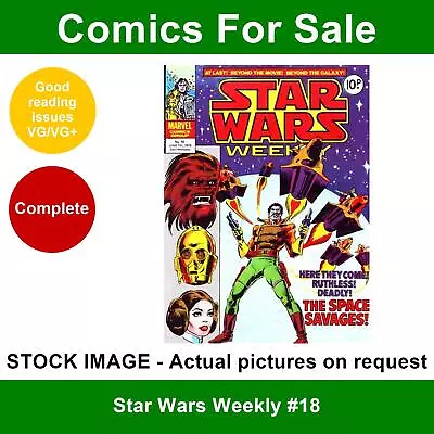 Buy Star Wars Weekly #18 Comic - VG/VG+ 07 June 1978 - Marvel UK • 3.49£