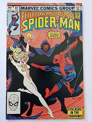 Buy SPECTACULAR SPIDER-MAN # 81 (PUNISHER, CLOAK & DAGGER Apps. AUG 1983) VF+ • 5.95£