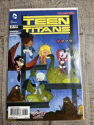 Buy TEEN TITANS #7 HARLEY QUINN VARIANT Cover  DC COMICS (2015) • 4.76£