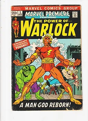 Buy Marvel Premiere #1 1st App Him As Adam Warlock  1972 Marvel Comics Key • 39.53£