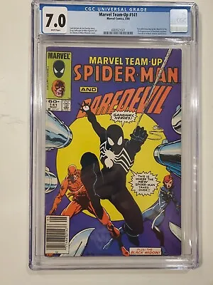 Buy Marvel Team-Up #141 CGC 7.0 1st App Black Suit -spider-Man Newstand • 48.26£