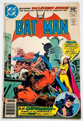 Buy Batman #332 (1981) / Fn+/ 1st Catwoman Solo Story Newsstand Dc Comics Bronze Age • 20£