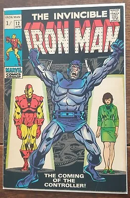 Buy Marvel Comics Iron Man #12 Apr 1969 (7.5 FN/VFN) #MIS0275 1st App Of Controller • 39.99£