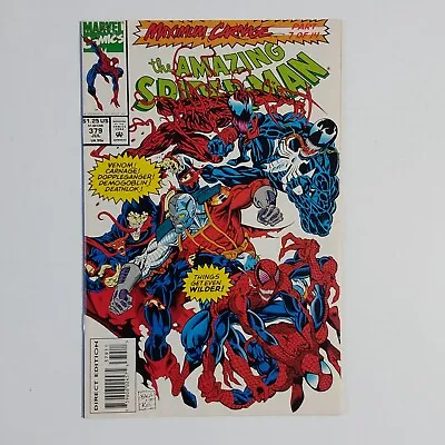 Buy Amazing Spider-Man 379 Marvel Comics 1993 VF Carnage Venom Spider-verse  • 9.59£