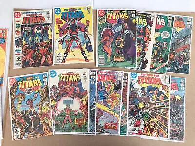 Buy New Teen Titans (1980) #21 22 23 24 25 26 28 30 31 32 33 34 35 *13 Comics Cyborg • 23.64£