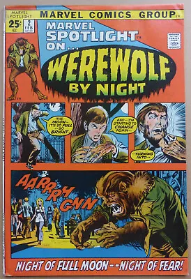 Buy Marvel Spotlight On Werewolf By Night #2, High Grade, Key Issue!! • 325£