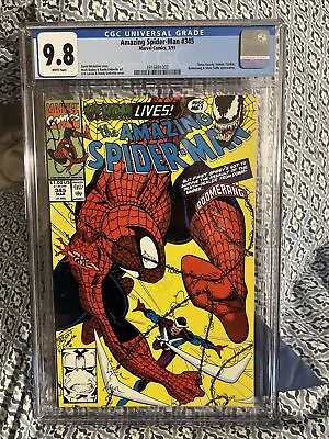 Buy The Amazing Spiderman #345 Cgc 9.8 Erik Larsen & Emberlin Cover • 62.54£