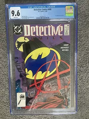 Buy Detective Comics #608 (1989) 9.6 CGC W/P   1st App...ANARKY' Breyfogle Art • 39.53£