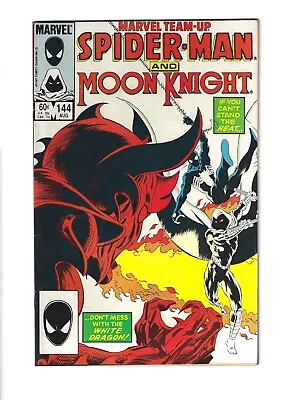Buy Marvel Team Up Spiderman And Moon Knight #144 (Aug 1984) Copper Aged • 17.50£