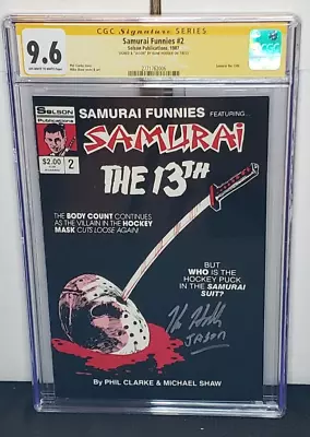 Buy Cgc 9.6 Samurai Funnies #2 First Jason Vorhees Friday The 13th Signed By Hodder • 639.61£