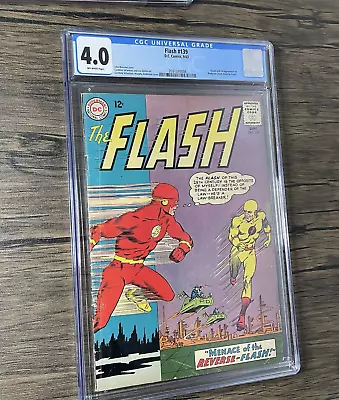 Buy FLASH #139 CGC 4.0 - D.C. DC Comics, 1963 1st App. Of Reverse Flash • 400.30£