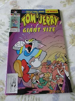 Buy TOM And JERRY GIANT SIZE 68 PAGES COLLECTORS ISSUE #1 1992 EXCELLENT CONDITION • 5.99£
