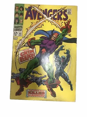 Buy Avengers #52 1st Appearance Grim Reaper! Black Panther! Marvel 1968 • 19.77£