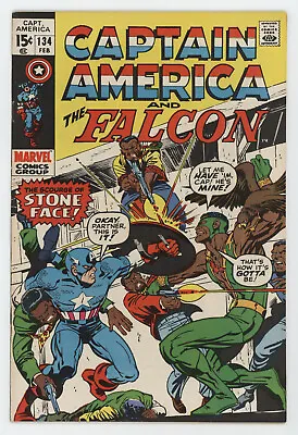 Buy Captain America 134 Marvel 1970 VF 1st Falcon Stan Lee Herb Trimpe • 71.24£