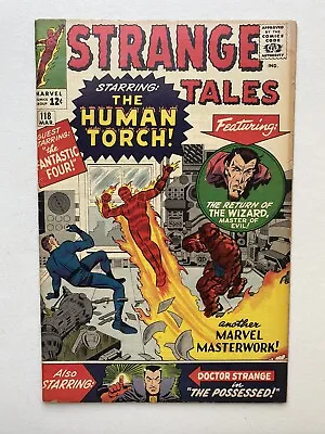 Buy Strange Tales #118 1st Cover App. Dr. Strange/1st Orb Of Agamotto (key) 1964 • 67.20£