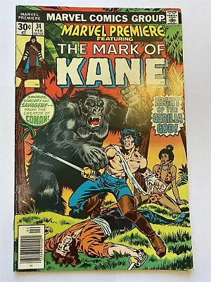 Buy MARVEL PREMIERE #34 Marvel Comics 1977 Cents NM • 4.95£