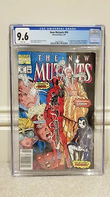 Buy NEW MUTANTS #98 NEWSSTAND EDITION - CGC 9.6 1st Appearance Of Deadpool. • 950£