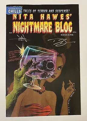 Buy Nightmare Blog #1 Chamber Of Chills #19 Homage Comic Book  Dual Signed  /400 • 237.86£