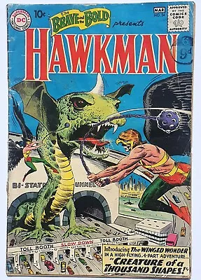 Buy Brave & The Bold 34 DC Silver Age 1961 1st App & Origin Of Hawkman In Silver Age • 320£