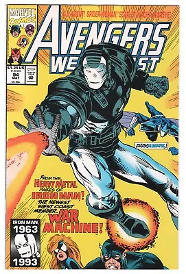 Buy Avengers West Coast #94 ~ MARVEL 1993 ~ 1st James Rhodes As War Machine VF/NM • 47.96£