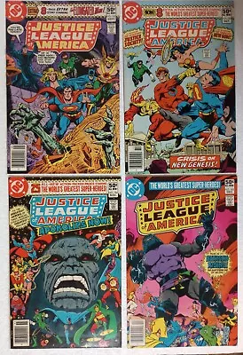 Buy 1980 Lot Of 4 Justice League Of America  182, 183, 184, 185 DC Comics FN • 15.81£