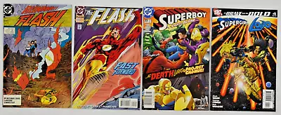 Buy Lot Of 4 Comics The Flash #25, 101; Superboy #77; Supergirl & LOBO #4 DC Comics • 19.30£
